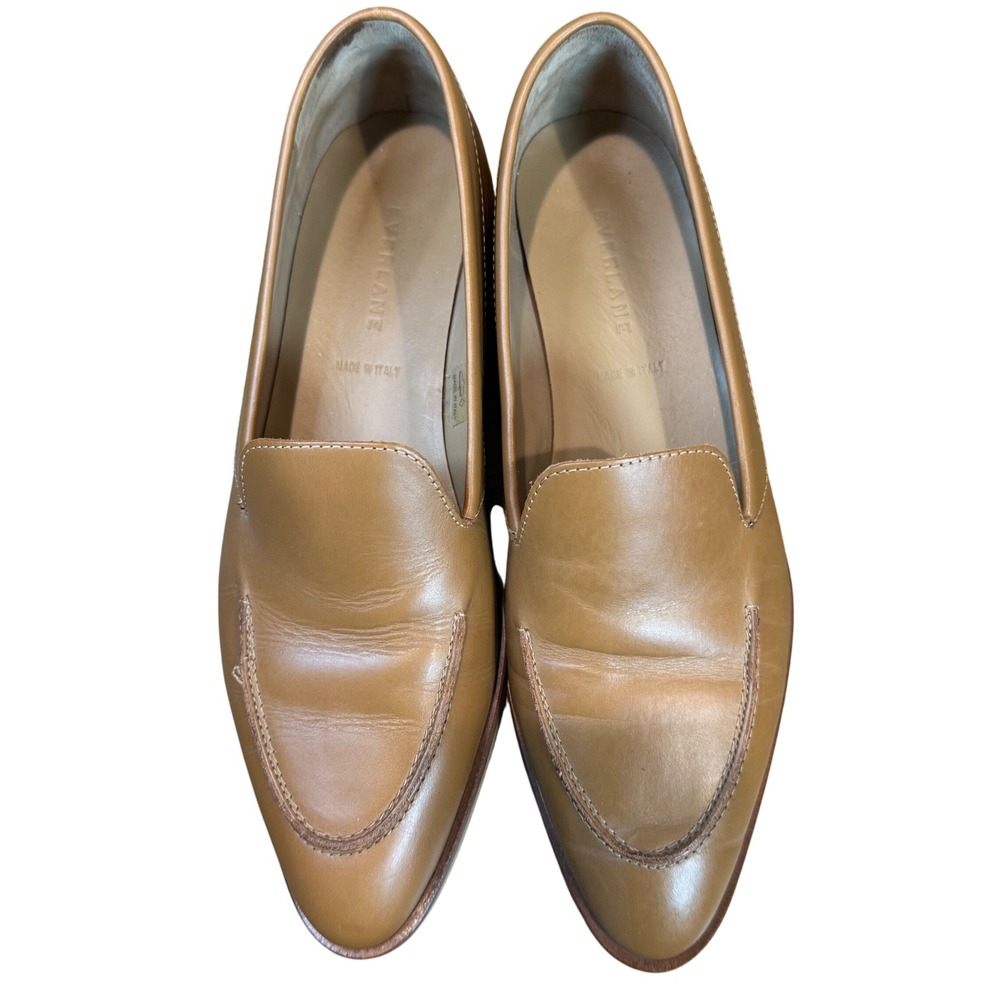 Everlane Tan Leather Loafers